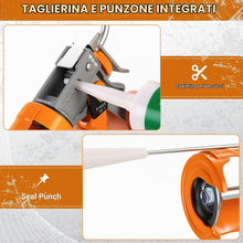 Carica l'immagine nel visualizzatore di Gallery, DEKO Pistola per Silicone Manuale, Doppio Rapporto di Spinta 10:1 e 20:1, Antigoccia Selezionabile, Portacartuccia Girev