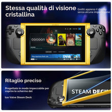 Carica l'immagine nel visualizzatore di Gallery, iVoler Pellicola Vetro Temperato per Steam Deck/Steam Deck OLED, Pellicola Protettiva Protezione per Schermo Anti Graffi