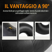 Carica l'immagine nel visualizzatore di Gallery, 2 Pezzi 4.10/3.50-4 Camera d'aria con carriola per Ruote di Carriole, Camera d'Aria Multiuso, per Carrelli a Mano, Veico