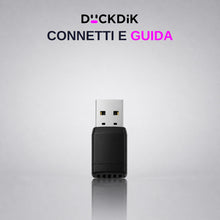 Carica l'immagine nel visualizzatore di Gallery, Adattatore CarPlay Wireless e Android Auto 2 in 1 - WiFi 6 5GHz Mini USB Converte da cavo a wireless - Plug &amp; Play Conne