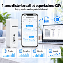 Carica l'immagine nel visualizzatore di Gallery, Termometro Igrometro WiFi Interno con App, Temperatura e Umidità, 2 Pezzi