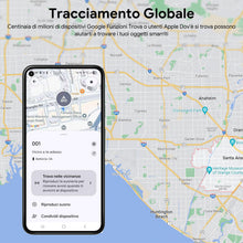 Carica l'immagine nel visualizzatore di Gallery, VOCOlinc Air Tag Card Compatibile con Android Google Funzioni Trova o iOS Apple Dov'è App, Ricaricabile Wallet Tracker C