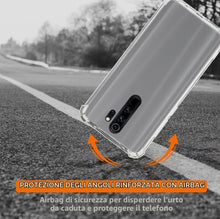 Carica l'immagine nel visualizzatore di Gallery, Cover Trasparente per Xiaomi Redmi Note 8 Pro, Custodia Resistente in TPU, Anti Urto con Angoli Rinforzati, Protezione B