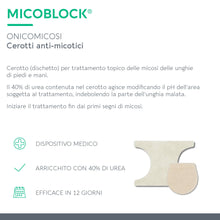 Carica l'immagine nel visualizzatore di Gallery, Dermovitamina - Micoblock Onicomicosi Cerotti - Confezione da 12 Patch