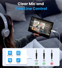 Carica l'immagine nel visualizzatore di Gallery, TiMOVO Adattatore da USB C a Cuffie Audio da 3,5 mm, Bianco