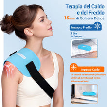 Carica l'immagine nel visualizzatore di Gallery, Comfytemp Impacco Ghiaccio Gel Riutilizzabile 25X13cm, Terapie Caldo/Freddo