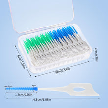 Carica l'immagine nel visualizzatore di Gallery, 200 Pezzi Scovolini dentali, Scovolino Interdentale Silicone