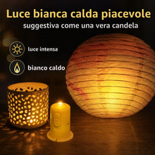 Carica l'immagine nel visualizzatore di Gallery, COM-FOUR® 2X Luce Decorativa a LED per Lanterne di Carta, Sostituzione