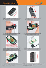 Carica l'immagine nel visualizzatore di Gallery, Guscio chiave auto 5 Pulsanti per Land R0ver/Range R0ver/Jaguar XJ XJL XF