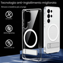 Carica l'immagine nel visualizzatore di Gallery, XTCASE Cover Magnetica Samsung Galaxy S25 Ultra 5G con Supporto, Chiaro