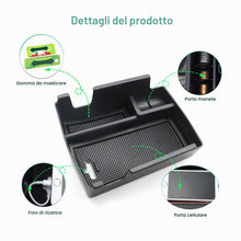 Carica l'immagine nel visualizzatore di Gallery, GAFAT Compatibile con Alfa Romeo Tonale 2022-2026 2027 Contenitore Portaoggetti Console Centrale, Organizer Vano Portaog