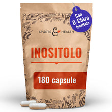 Carica l'immagine nel visualizzatore di Gallery, Inositolo Complesso Myo D-Chiro 2000mg - 180 Capsule Alto Dosaggio Puro