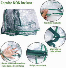 Carica l'immagine nel visualizzatore di Gallery, LATERN 4 Livelli Copertura di Ricambio per Serra, 160CM x 70CM x 50cm Chiaro PVC Piccolo Copertura Della Casa per Coltiv