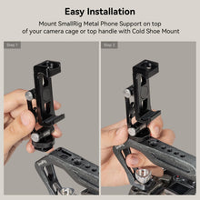 Carica l'immagine nel visualizzatore di Gallery, SMALLRIG Supporto per Telefono con Supporto per Slitta Fredda - 4382