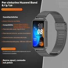 Carica l'immagine nel visualizzatore di Gallery, Cinturino di Ricambio per Huawei Band 10 &amp; 9 &amp; 8