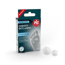 Carica l'immagine nel visualizzatore di Gallery, Pic Solution cerotti occlusivi per il trattamento delle verruche confezione mix 12 pezzi da 12 mm e 4 pezzi da 19 mm