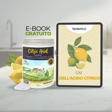 Carica l'immagine nel visualizzatore di Gallery, Acido Citrico Anidro Puro in Polvere 5 kg Multiuso Alta Solubilità Granulometria Fine + eBook