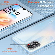 Carica l'immagine nel visualizzatore di Gallery, Captor Cover Trasparente per Oppo A38 4G / A18 4G, Custodia TPU in Silicone Flessibile Morbida e Sottile, Protezione con