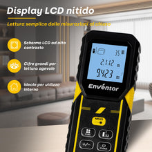 Carica l'immagine nel visualizzatore di Gallery, Enventor Misuratore Laser, Distanziometro Laser 50M, Precisione ±3mm