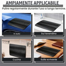 Carica l'immagine nel visualizzatore di Gallery, 2 pezzi Tappetino Antiscivolo Auto in PU con Design a Griglia, Universale per Cruscotto, Ideale per Auto e Come Regalo, 