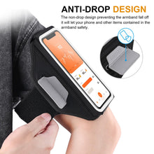 Carica l'immagine nel visualizzatore di Gallery, Fascia da Braccio con Tasca Auricolari per Smartphone fino a 6,9"