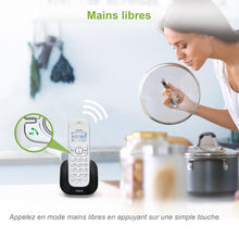 Carica l'immagine nel visualizzatore di Gallery, VTech CS1500 Telefono wireless DECT a doppia carica con blocco chiamata, ID chiamata/chiamata in attesa, altoparlante vi