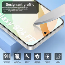 Carica l'immagine nel visualizzatore di Gallery, FLLAO Cover Compatibile con Samsung Galaxy S24 FE 5G con 3 Pellicola Vetro Temperato, Custodia Trasparente Ultra Sottile