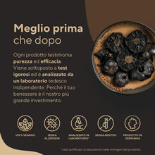 Carica l'immagine nel visualizzatore di Gallery, TRUE NATURE Aglio nero fermentato - 360 capsule - 22.500mg dose giornaliera