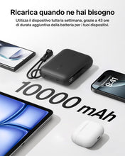 Carica l'immagine nel visualizzatore di Gallery, Belkin BoostCharge Power Bank 10000mAh con Display Digitale - Nero