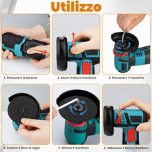 Carica l'immagine nel visualizzatore di Gallery, Set Di 23 Dischi Da Taglio E A Ventaglio, 75 mm, 75 X 1,2 X 10 mm
