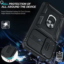 Carica l'immagine nel visualizzatore di Gallery, LeYi Cover per Samsung A26 5G con Vetro Temperato [2 Pack](Nero)