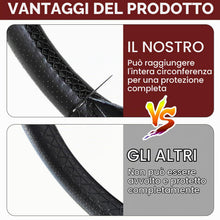 Carica l'immagine nel visualizzatore di Gallery, ZATOOTO DIY Copri Volante per Auto Camion Protezione 44-46cm Con Ago, Nero