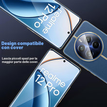 Carica l'immagine nel visualizzatore di Gallery, Aerku Pellicola Vetro Temperato per Realme 12 Pro/Realme 12 Pro Plus