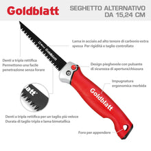 Carica l'immagine nel visualizzatore di Gallery, Goldblatt Seghe Pieghevole Jab Saw 310mm