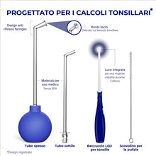 Carica l'immagine nel visualizzatore di Gallery, Oravix Pipetta Per Calcoli Tonsillari, Aspiratore Tonsille, 3-in-1 Kit Tonsilloliti Rimozione, Rimedio Alito Cattivo, Ri