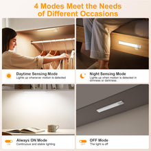Carica l'immagine nel visualizzatore di Gallery, Gritin 26CM Luce LED Sottopensile Cucina Ricaricabile con Sensore