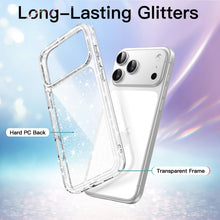 Carica l'immagine nel visualizzatore di Gallery, JETech Cover Glitter per iPhone 17 Pro Max, Trasparente