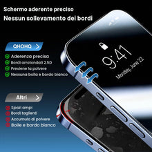 Carica l'immagine nel visualizzatore di Gallery, QHOHQ Pellicola Privacy per iPhone 18 Pro, 9H+ Vetro Temperato, 3+3 Pezzi