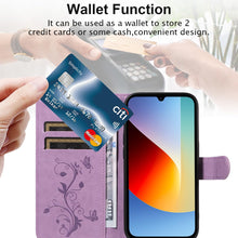 Carica l'immagine nel visualizzatore di Gallery, Cover Compatibile con Xiaomi Redmi A7 Pro 4G, con 1 Pezzo Vetro Temperato Pellicola Protettiva, Pelle PU e Libro Flip Cu