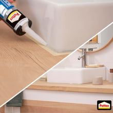 Carica l'immagine nel visualizzatore di Gallery, Pattex Bagni &amp; Cucine Original, Silicone trasparente sigillante antimuffa resistente all'acqua, Sigillante impermeabile 