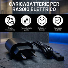 Carica l'immagine nel visualizzatore di Gallery, 12V 0.4A Caricabatterie per Braun Rasoio Elettrico Serie 9/8/7/6/5/3/1, 1.5M Cavo di Ricarica per Epilatori Braun, Cavo 