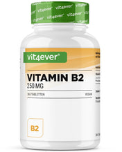 Carica l'immagine nel visualizzatore di Gallery, vit4ever Vitamina B2 (Riboflavina) - 365 Compresse - 250 mg