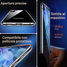 Carica l'immagine nel visualizzatore di Gallery, Captor Cover Trasparente per Samsung Galaxy S21 5G, Custodia TPU in Silicone Flessibile Morbida e Sottile, Protezione Fu