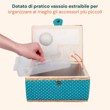 Carica l'immagine nel visualizzatore di Gallery, Avilia Kit Cucito Completo 76 Accessori con Cestino Porta Cucito