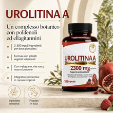 Carica l'immagine nel visualizzatore di Gallery, Urolitina A Integratore 2300mg 180 Capsule Vegetali