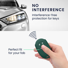 Carica l'immagine nel visualizzatore di Gallery, kwmobile Cover Chiavi Auto Compatibile con Fiat 500E Chiave auto a 4 pulsanti - Custodia Protettiva Chiave Auto Copri Te