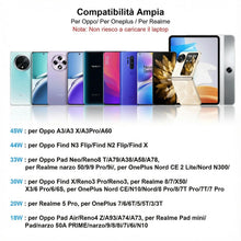Carica l'immagine nel visualizzatore di Gallery, Caricatore con Cavo USB C per Realme 45W, Ricarica Rapida per Super-Vooc