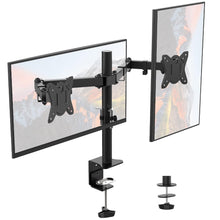 Carica l'immagine nel visualizzatore di Gallery, GRIFEMA GB2001-2 Supporto Doppio Monitor 13-32" Braccio VESA 75/100