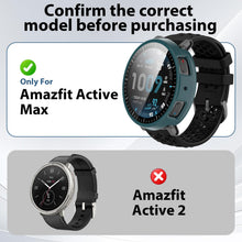 Carica l'immagine nel visualizzatore di Gallery, 3 Pezzi Custodia Protettiva Completa a 360° in Compatibile con Amazfit Active Max