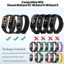 Carica l'immagine nel visualizzatore di Gallery, BDIG 12 Pezzi Cinturino Compatibile con Xiaomi Mi Band 10/9/8,Cinturino di Ricambio per Orologio in Silicone Morbido Col